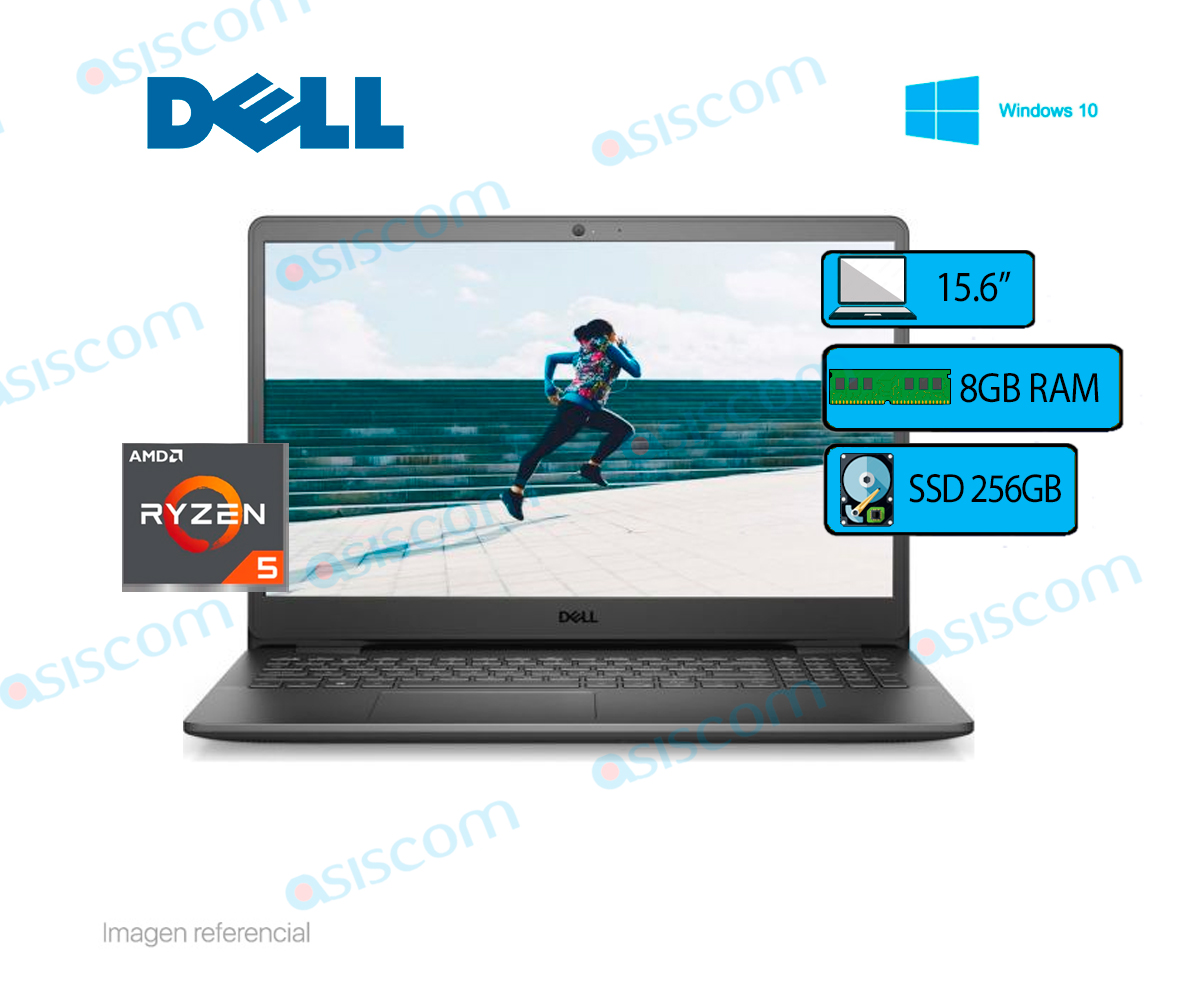 LAPTOP DELL VOSTRO 14 3405 RYZEN 5 3450U ( V3405_HDR58256BUBs_122 ) 14″- R5 - 8GB - 256SSD - W10